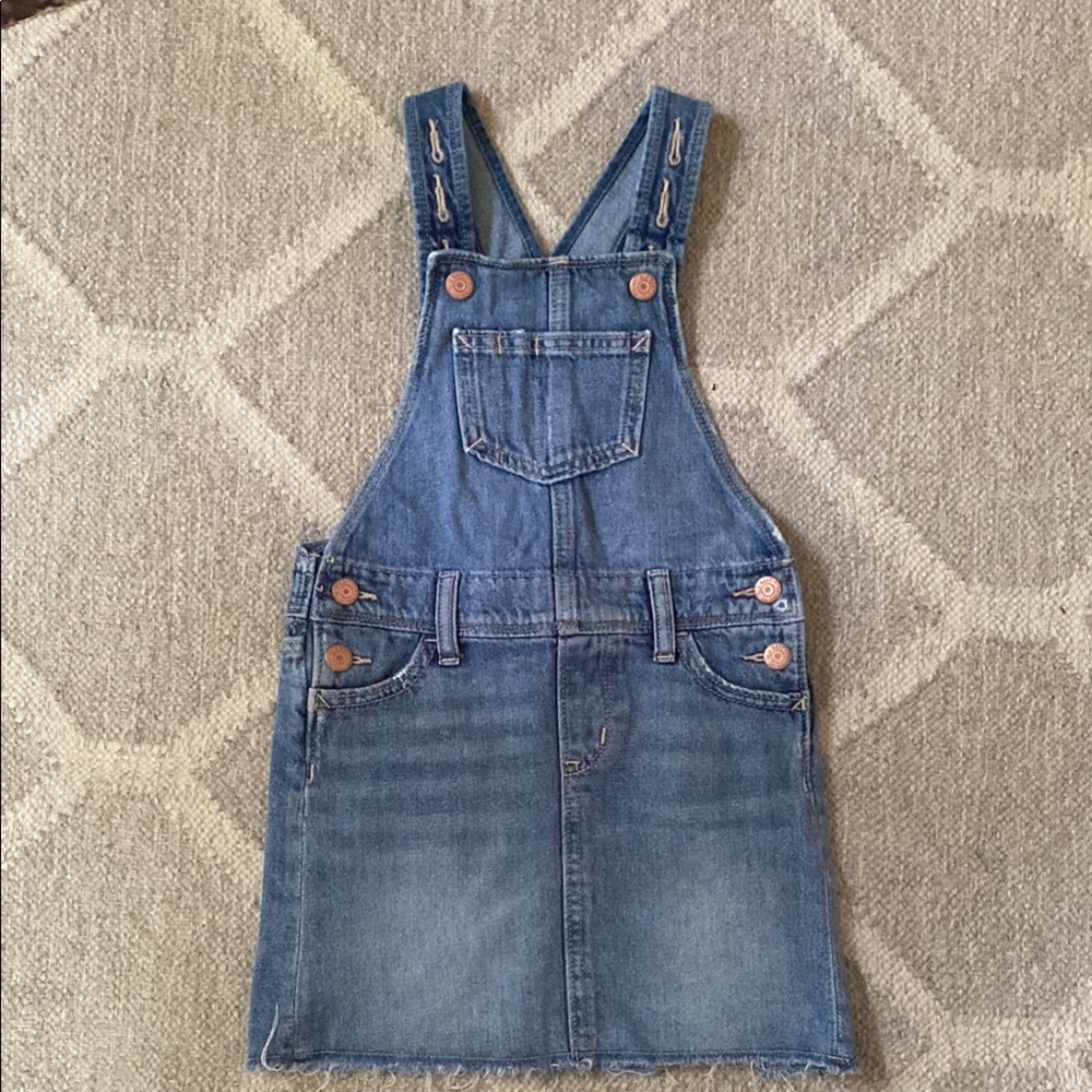 Old Navy Kids Denim Overall Dress - Blue